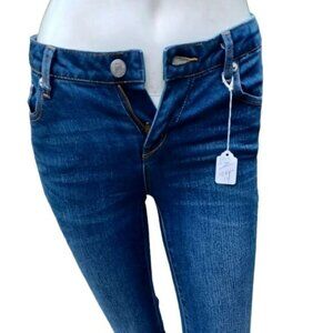 104414..Cherokee Skinny Jeans Size Jr 12, W24"  26 1/2"Inseam  8" Rise